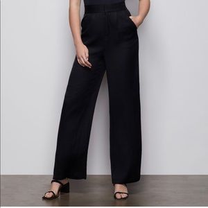 Good American jacquard wide leg pant. Size 3. (L)